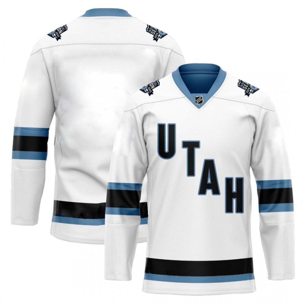 Utah Hockey Club 2024 Away Blank Jersey - White-Pro Kit Vault | Brand New 26/27 Sports Jerseys